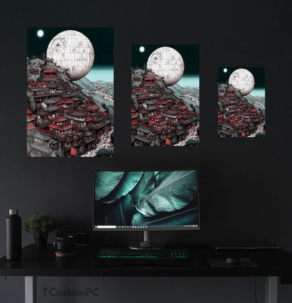 Darth Moon painting