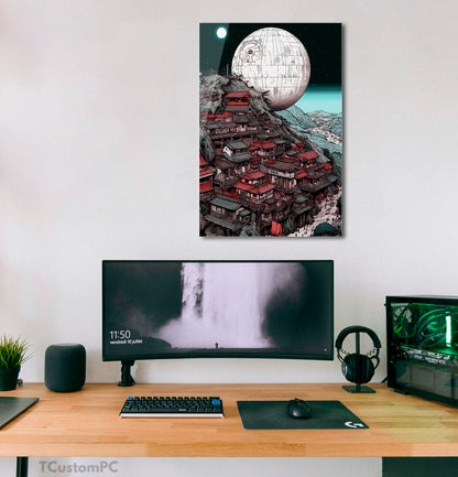 Darth Moon painting