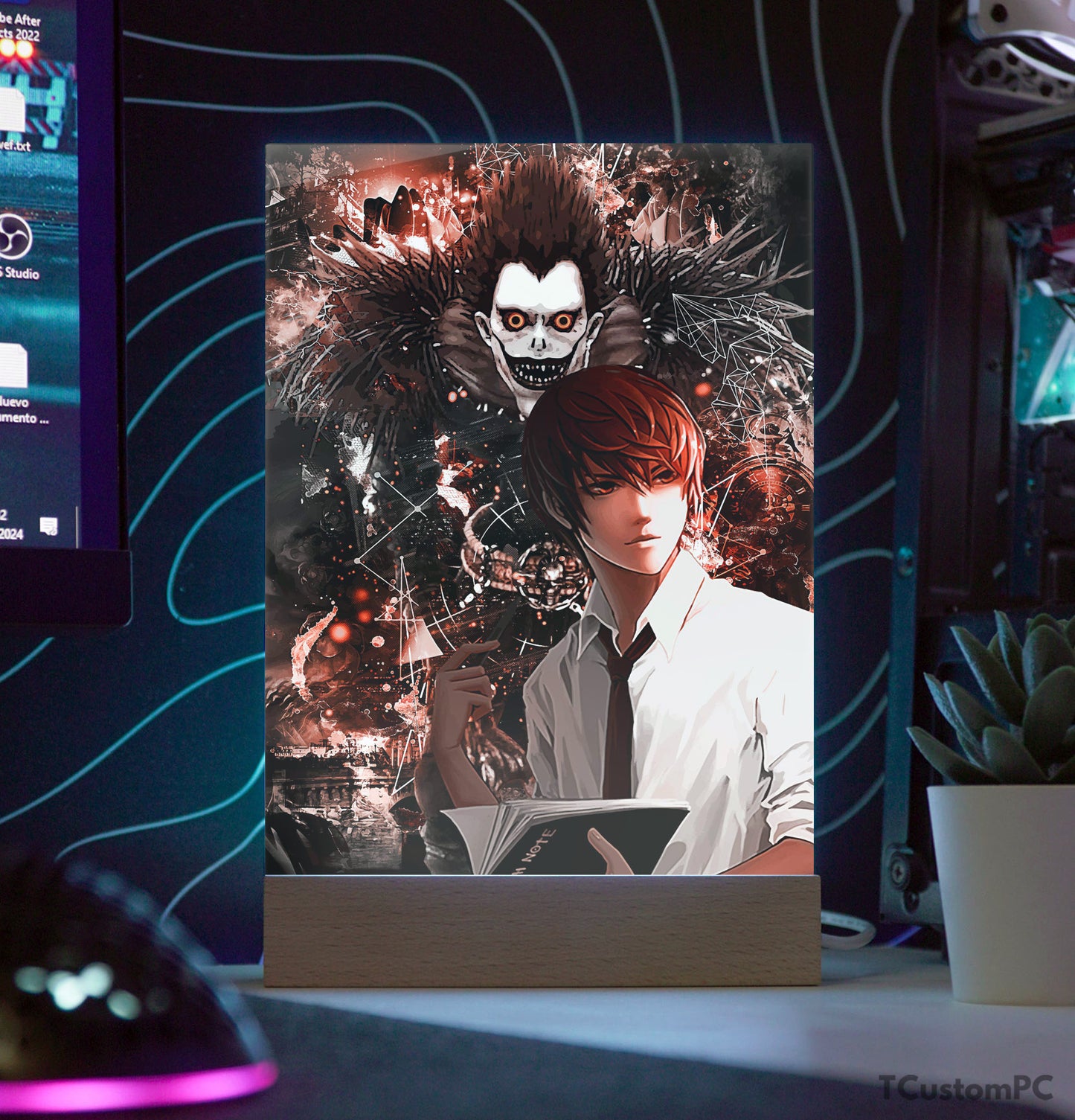 TC-Lamp Death Note Vetor