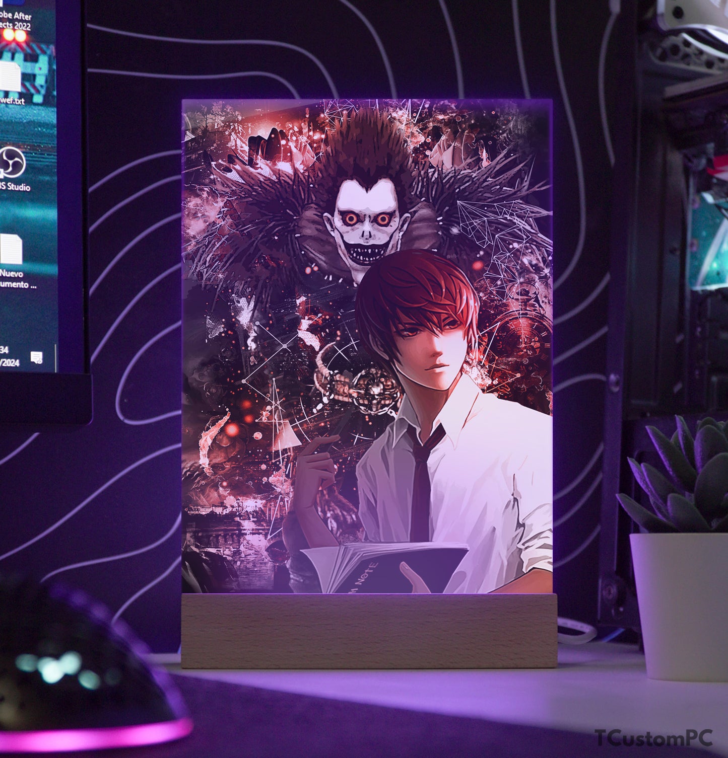 TC-Lamp Death Note Vetor