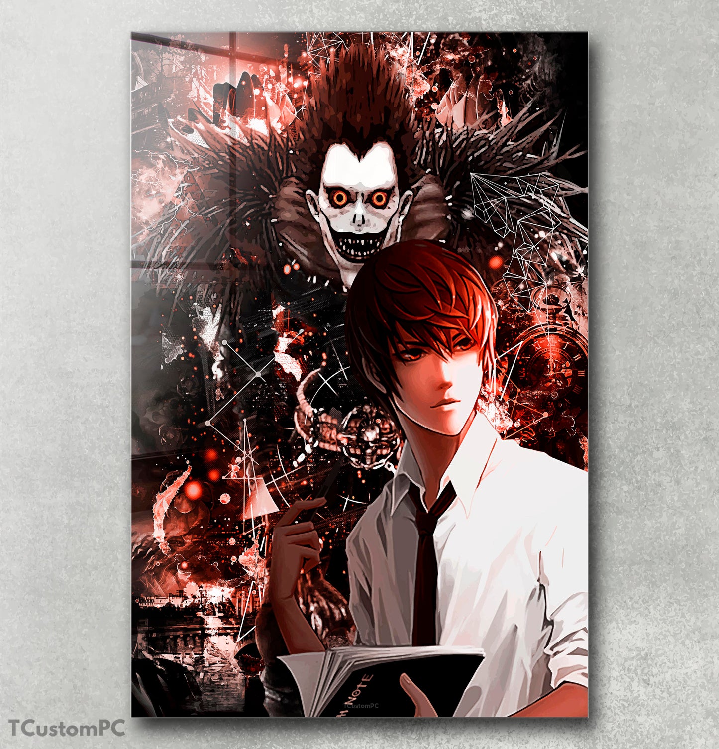 Arte de parede Death Note Vetor