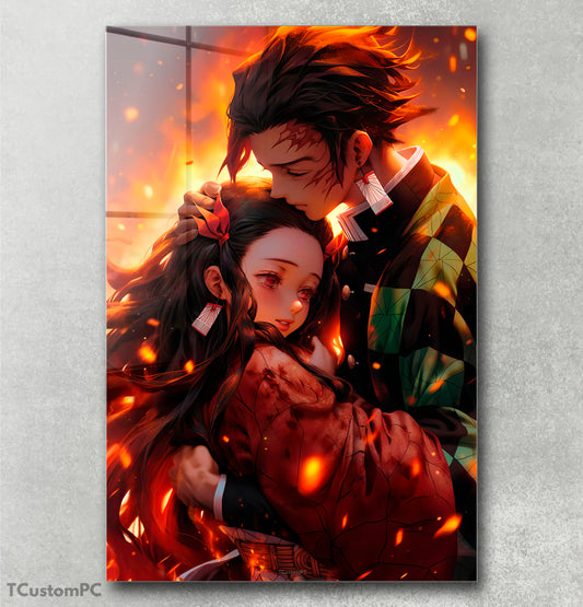 Deep Connection Kimetsu painting