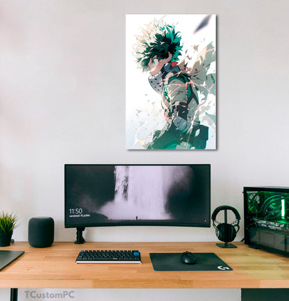 Deku side My hero Academia painting