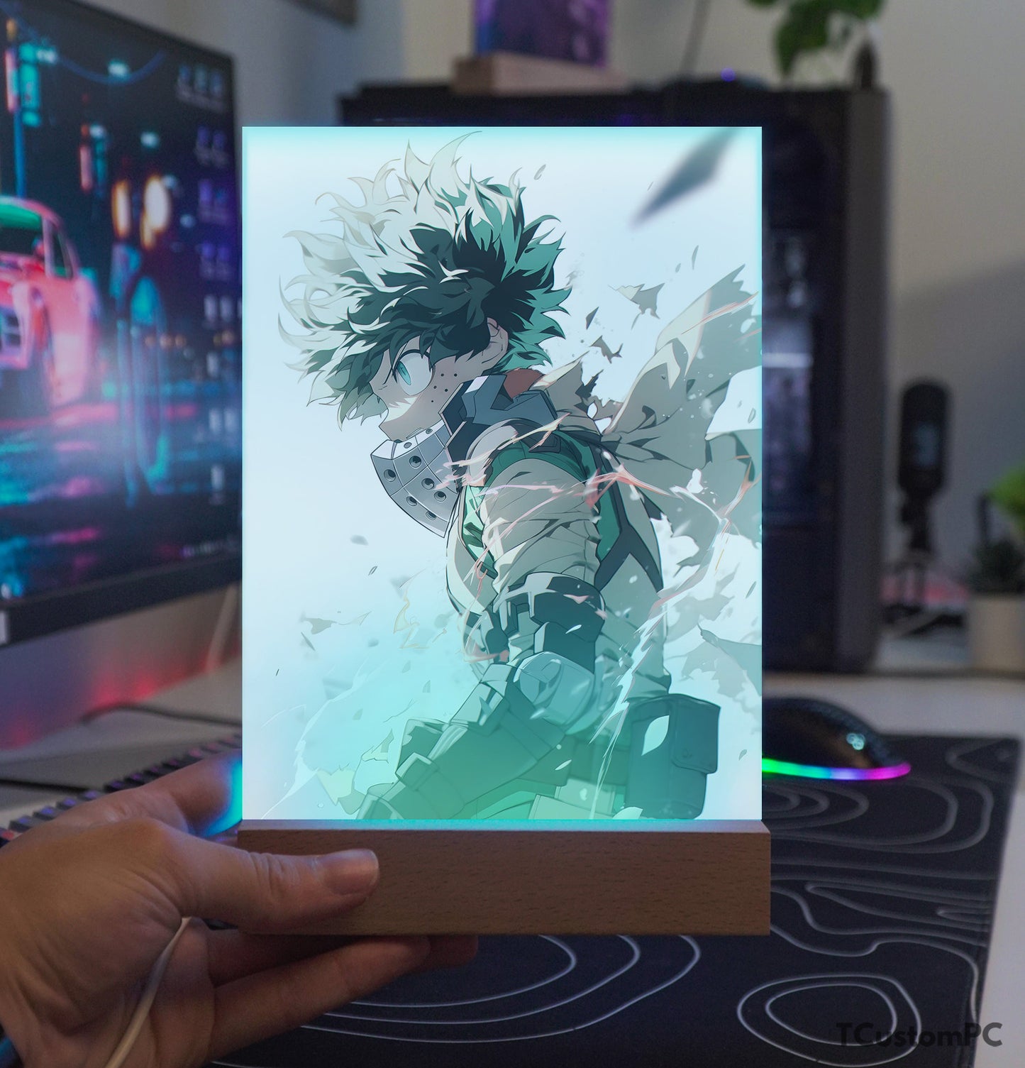 TC-Lamp Deku lado Meu herói Academia