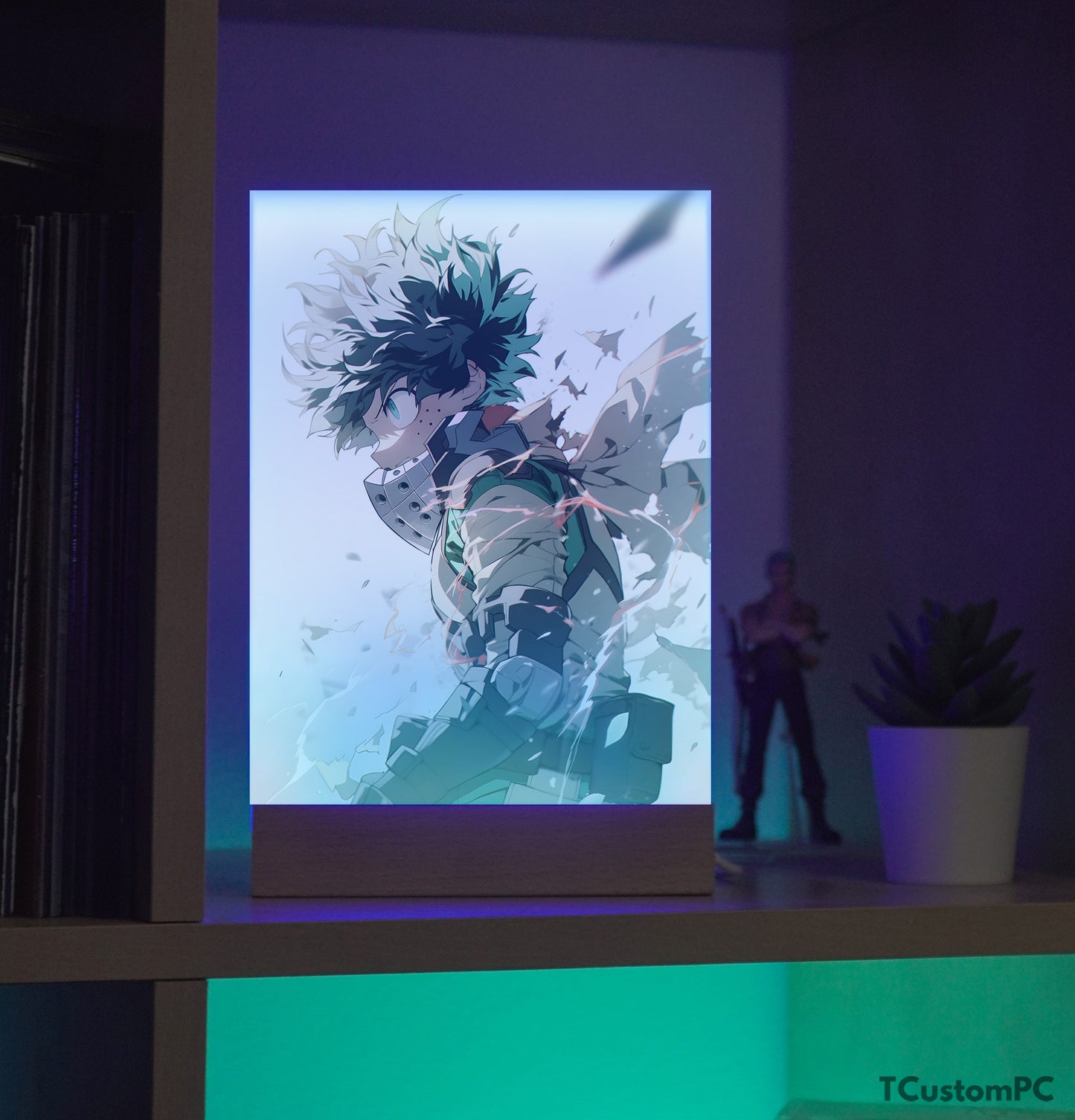 TC-Lamp Deku lado Meu herói Academia