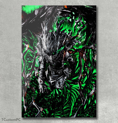 Pintura verde do Deku Anti-herói