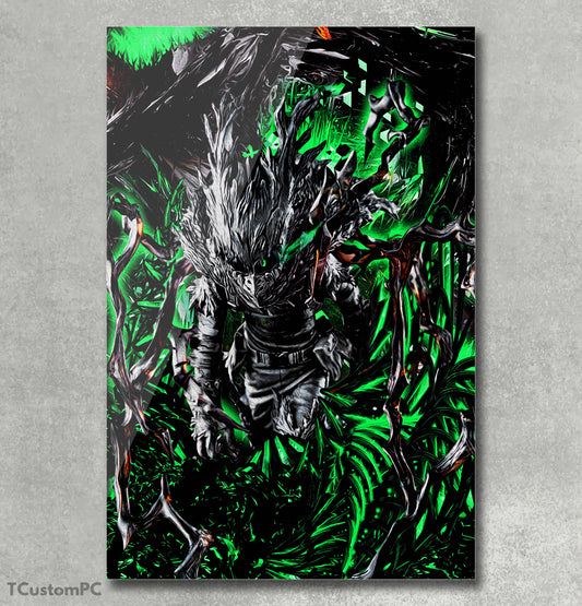 Deku Antihero green painting