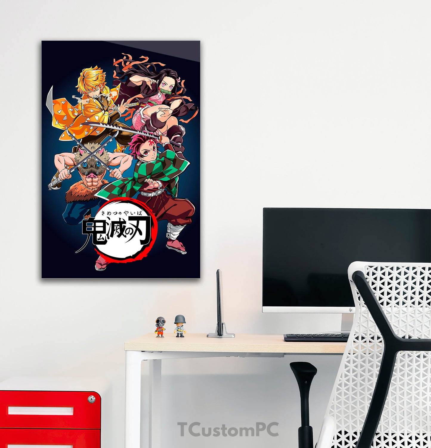 Pintura de anime matador de demônios