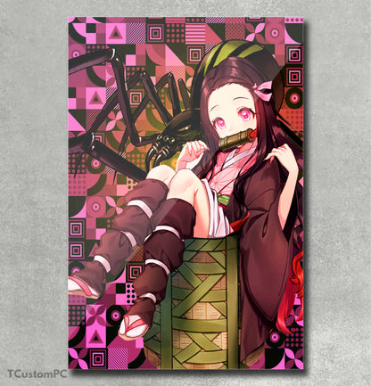 Demon Slayer Nezuko Kamaro painting