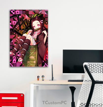 Demon Slayer Nezuko Kamaro painting