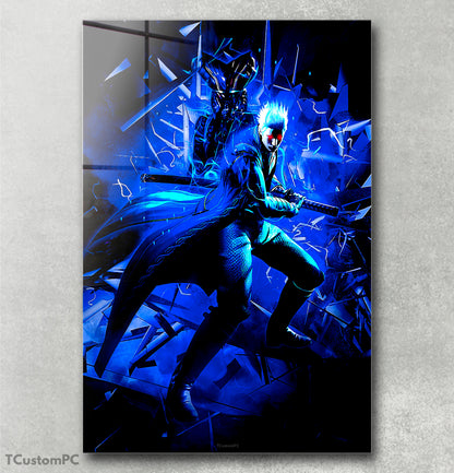 Devil May Cry 3 Vergil pintura do gatilho do diabo