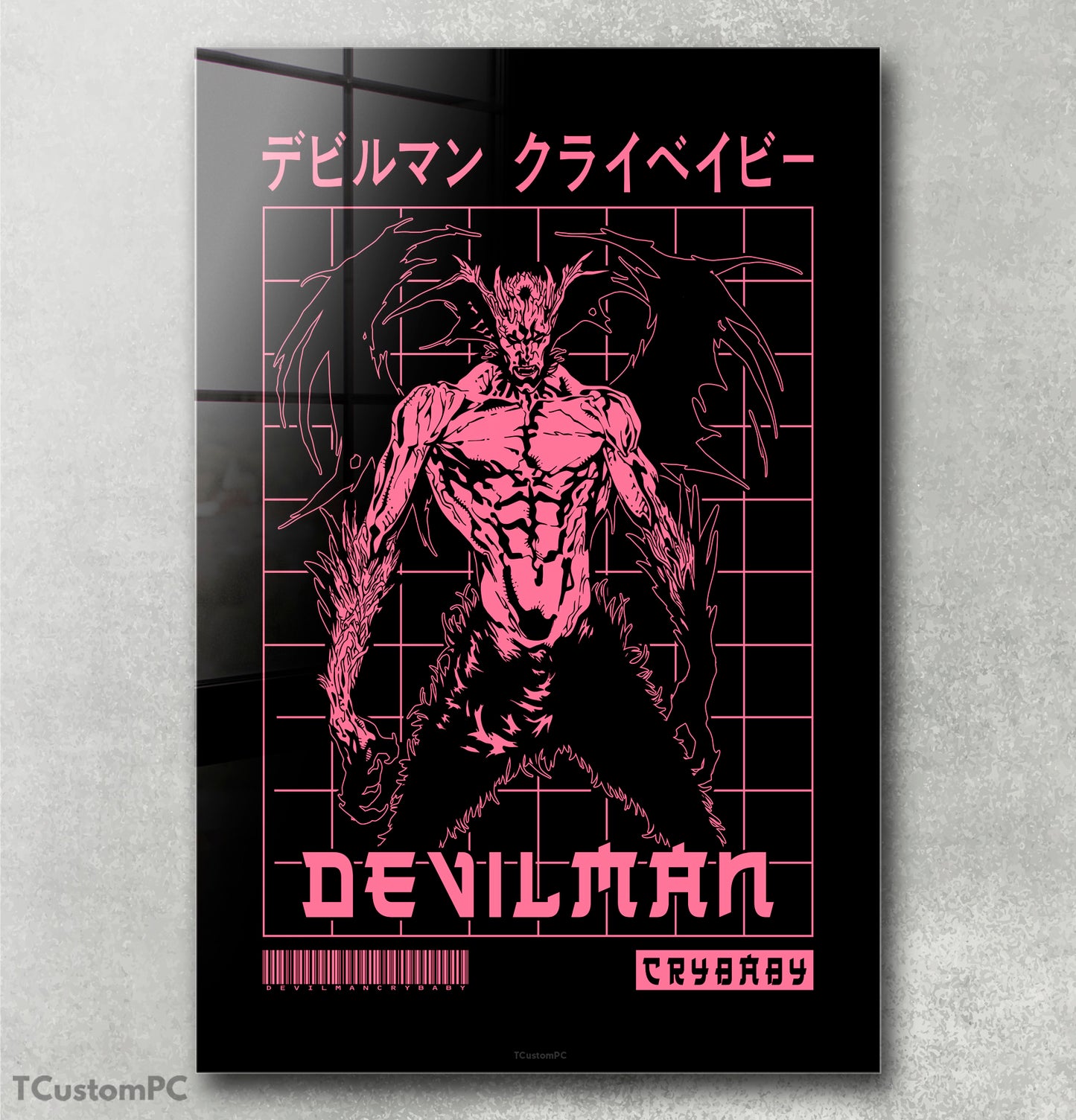 Pintura de Devilman Crybaby, Estilo de rua