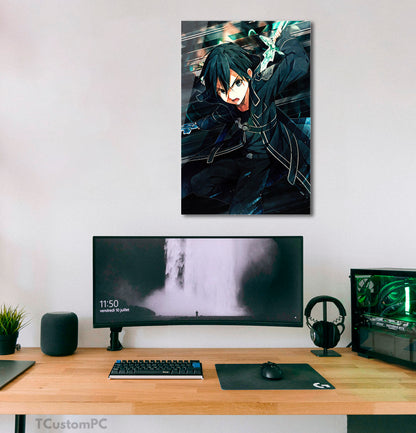 Pintura de Kirito Digital Hero 2 Sword Art Online