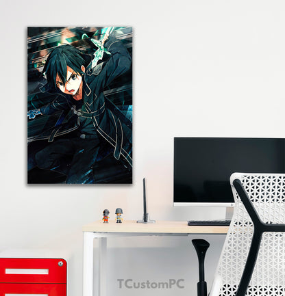 Pintura de Kirito Digital Hero 2 Sword Art Online