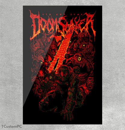 Pintura do Doomslayer