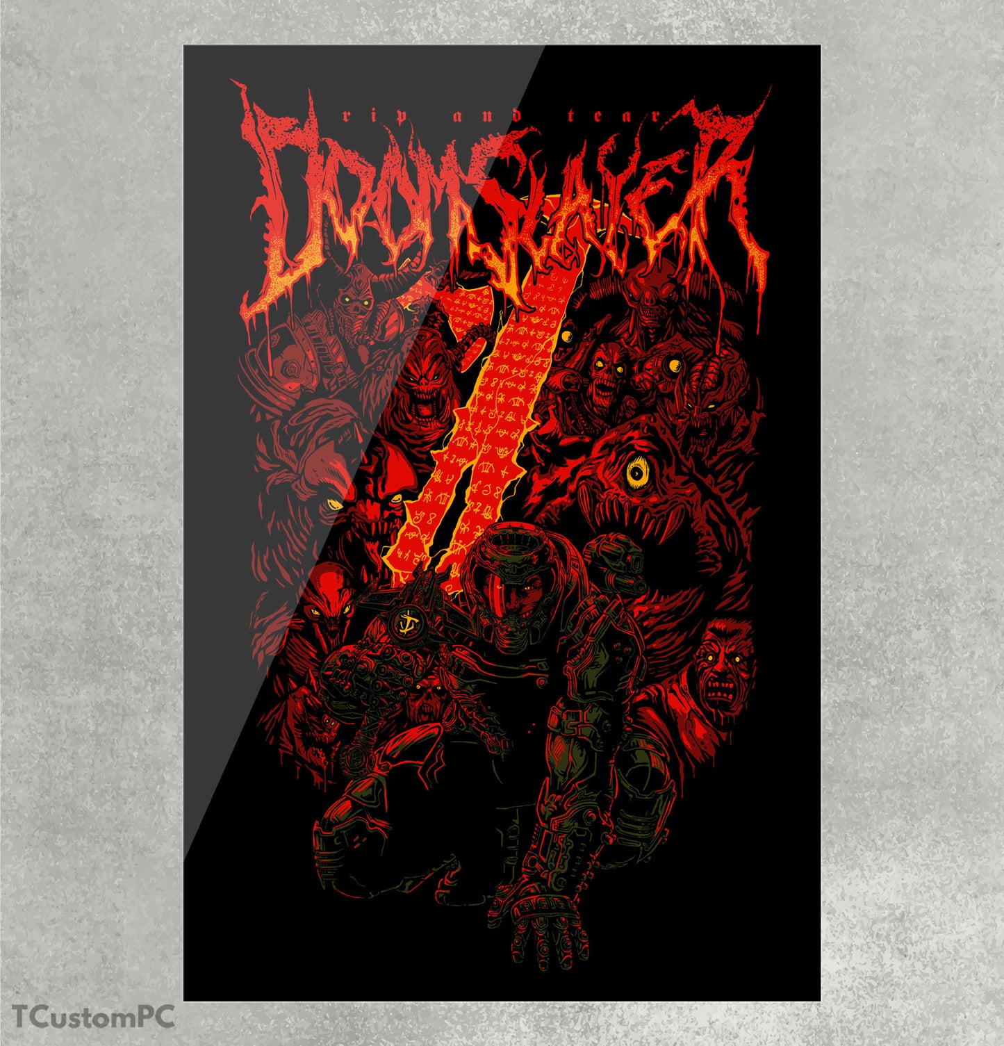 Arte de parede Doomslayer