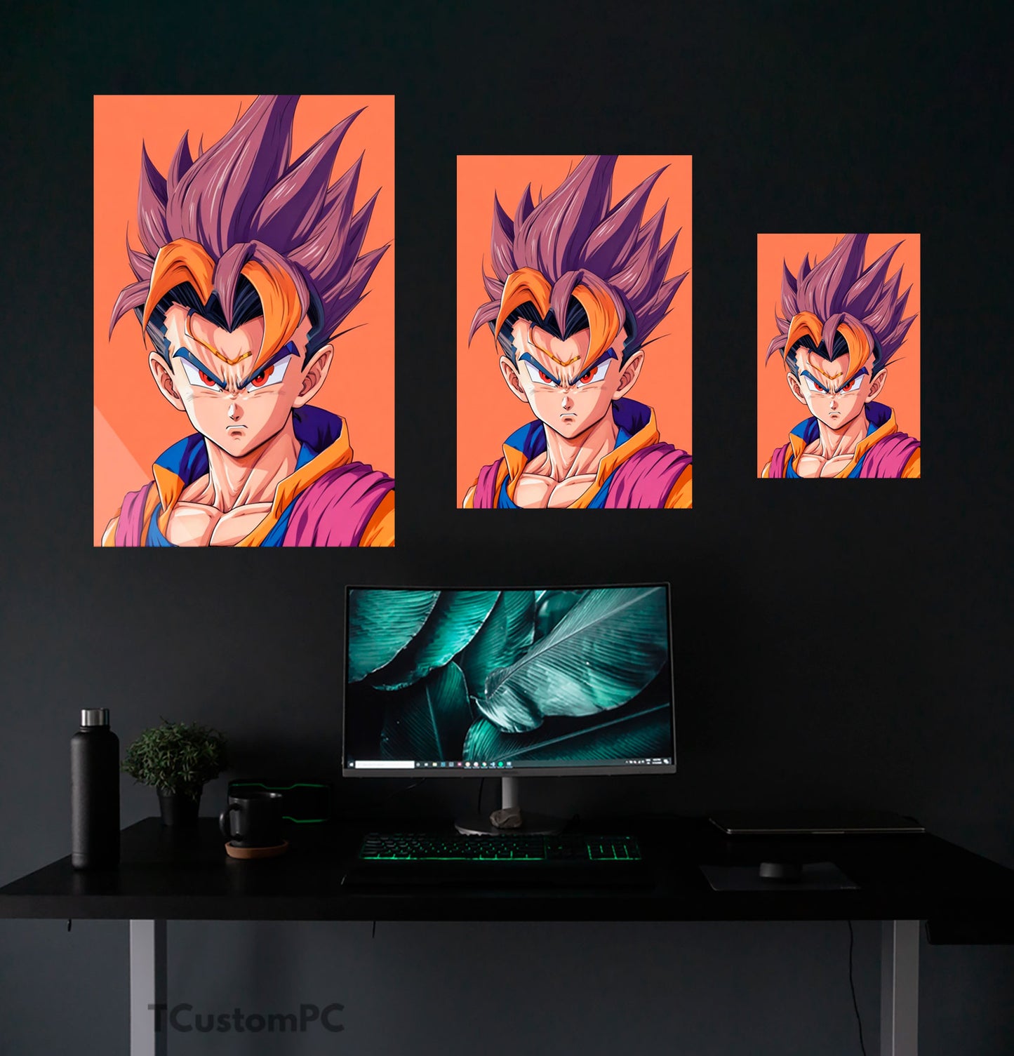 Quadro DB Gohan Angry300