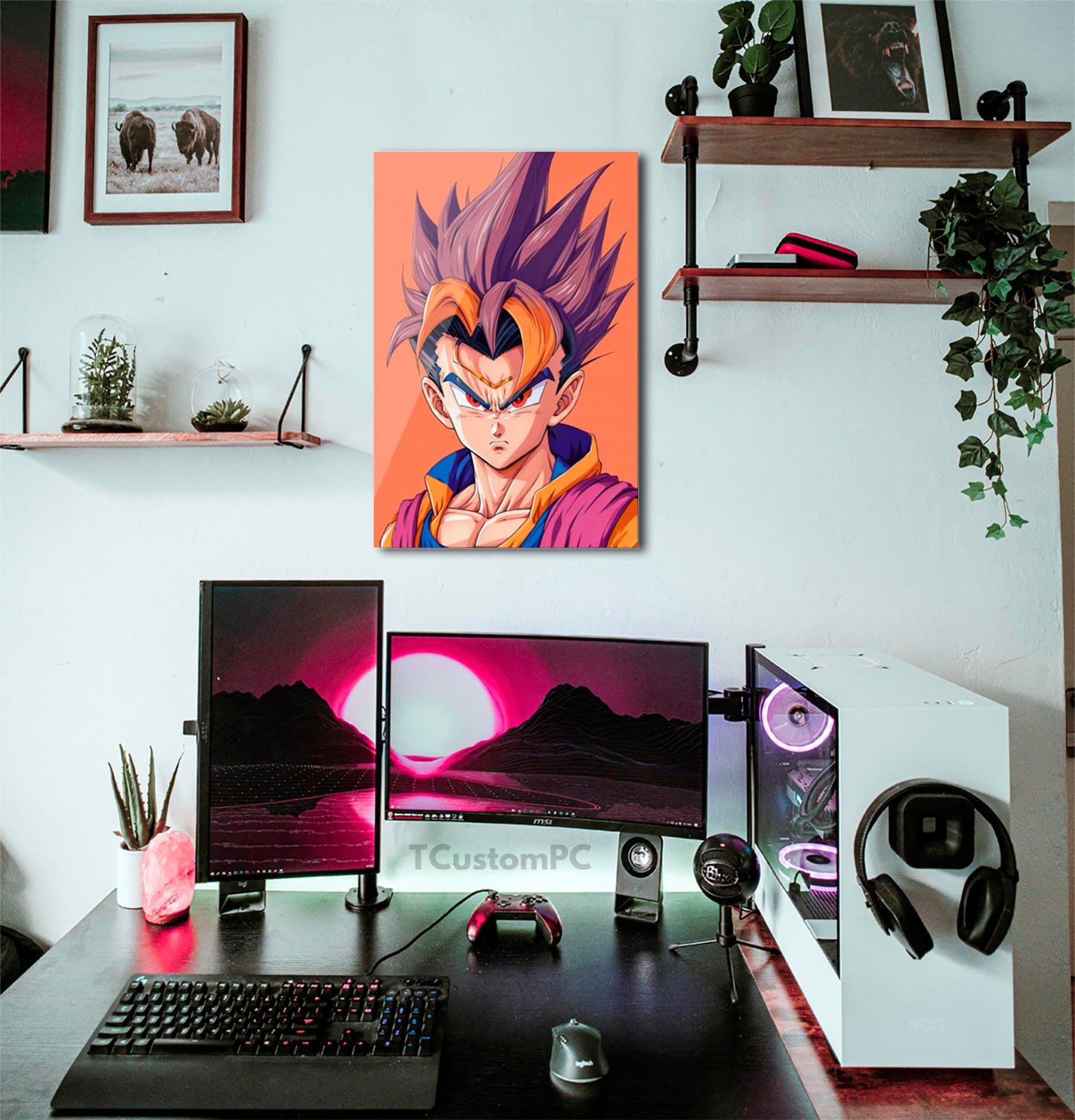 Quadro DB Gohan Angry300