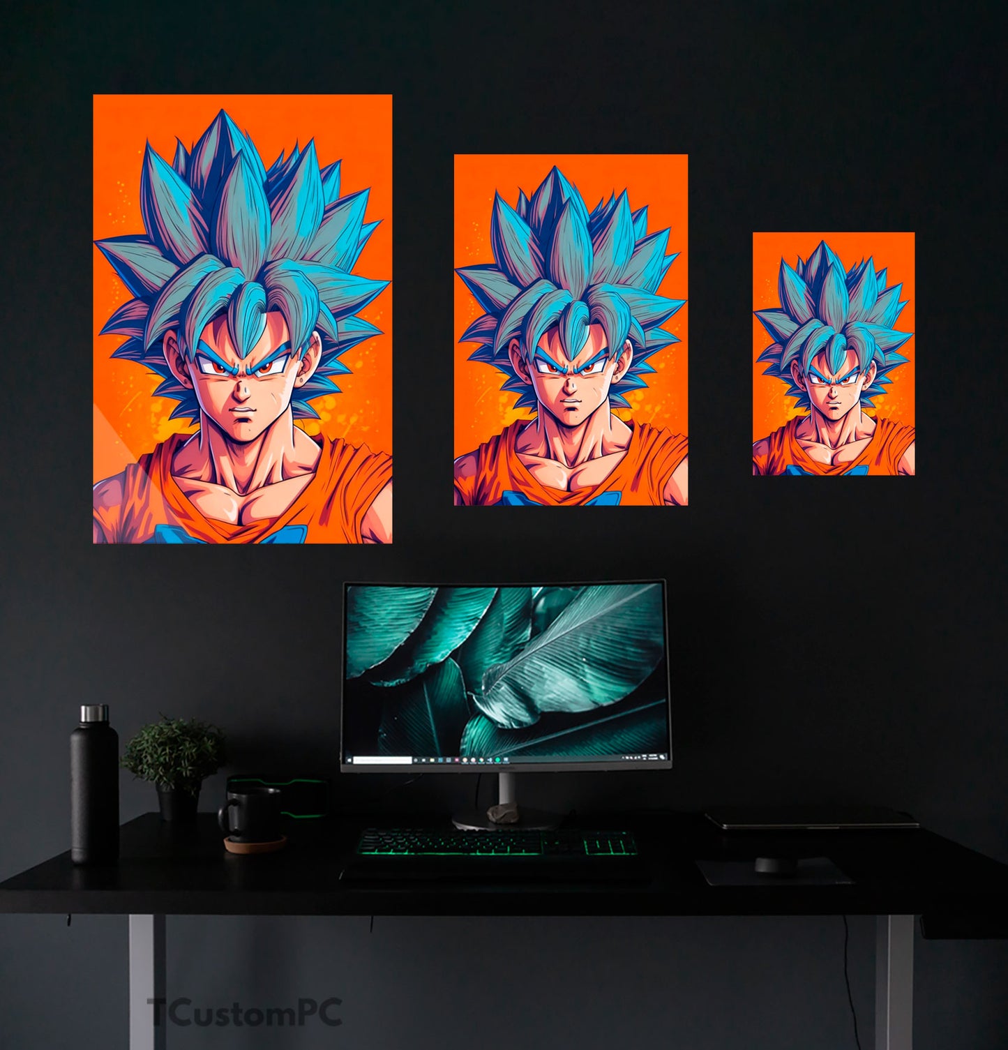 DB Goku Angry300 painting