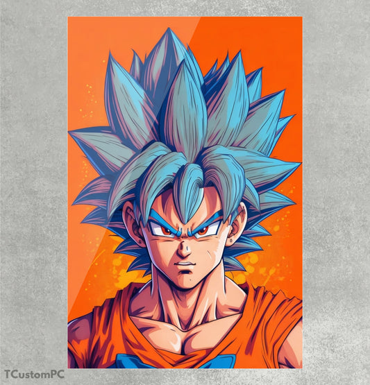 DB Goku Angry300 painting