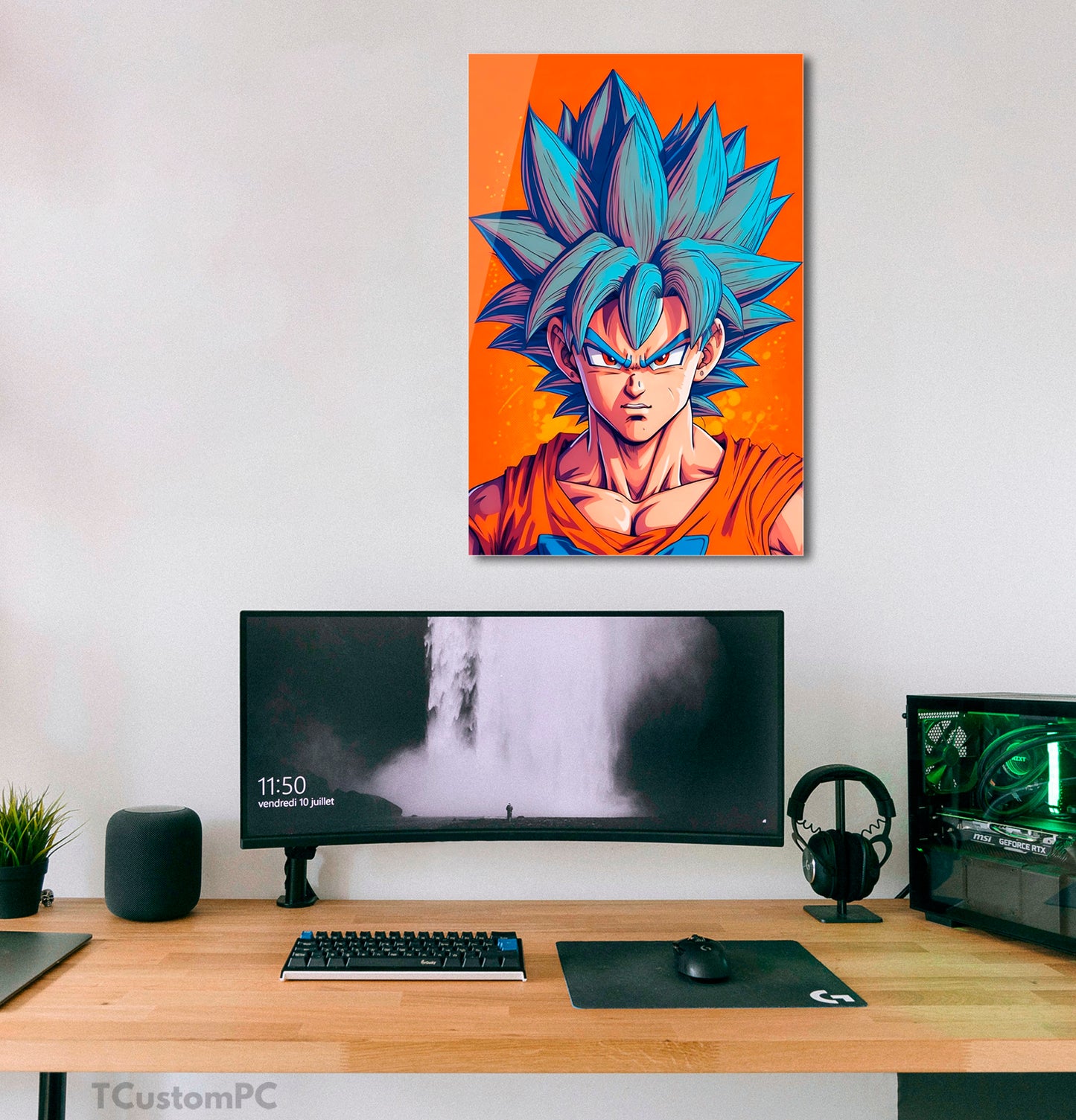 DB Goku Angry300 painting