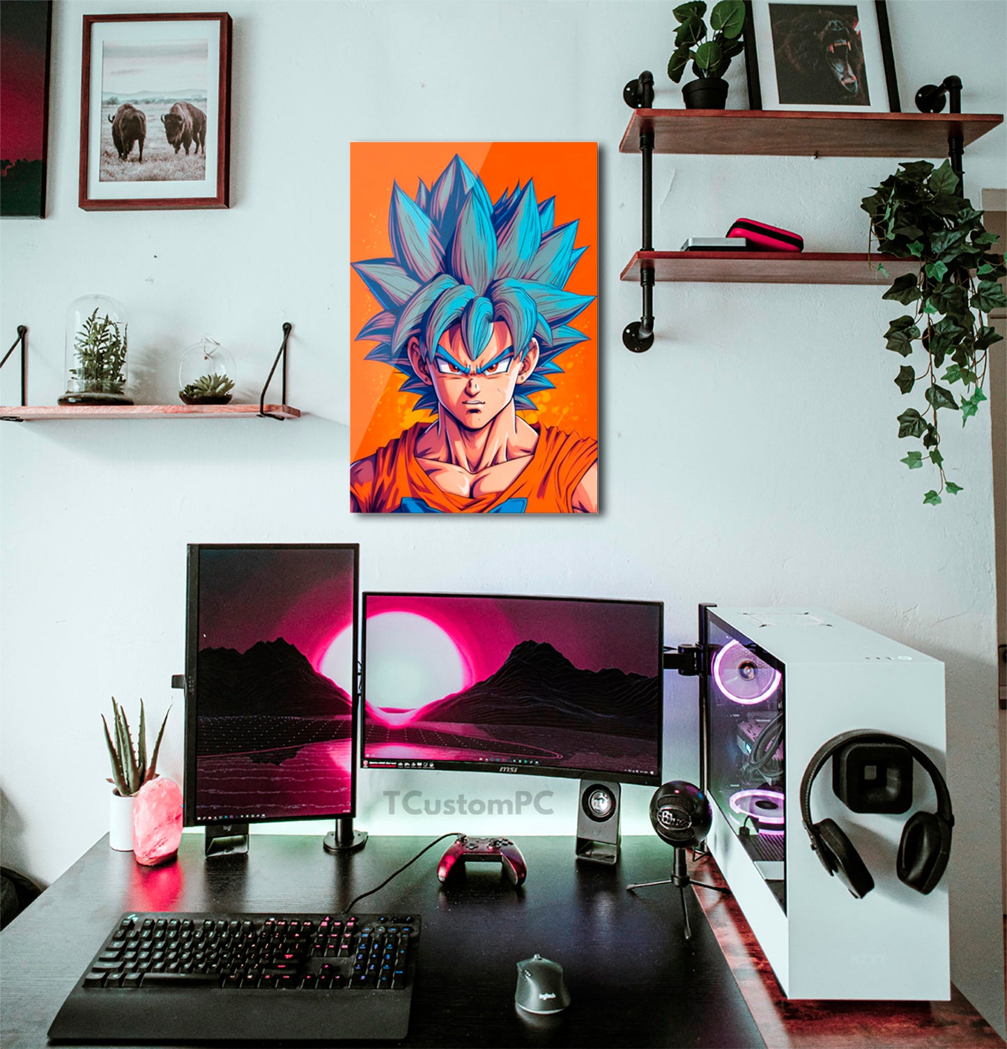 DB Goku Angry300 painting