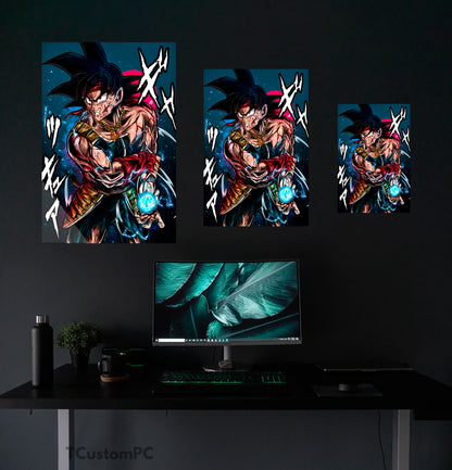 Dragon Ball painting, Bardock