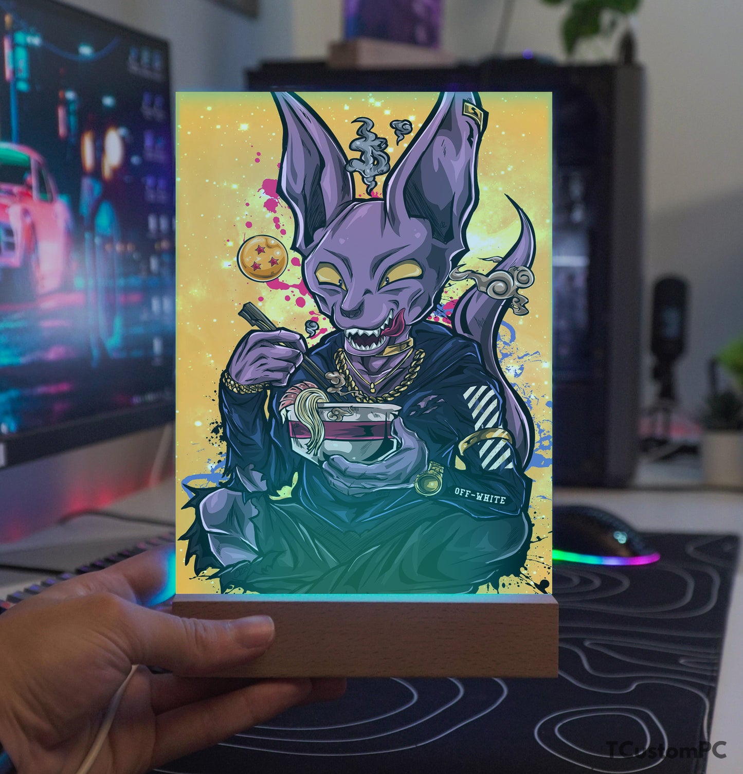 TC-Lamp Dragon Ball, Beerus X Off White