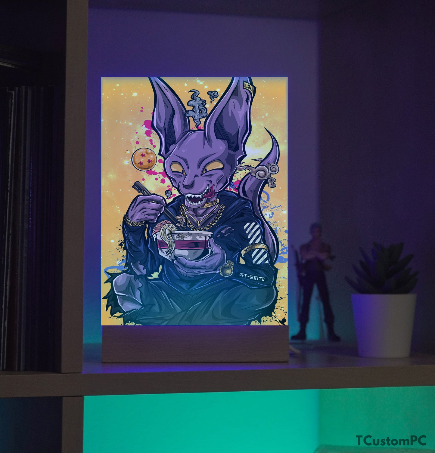 TC-Lâmpada Dragon Ball, Beerus X Off White