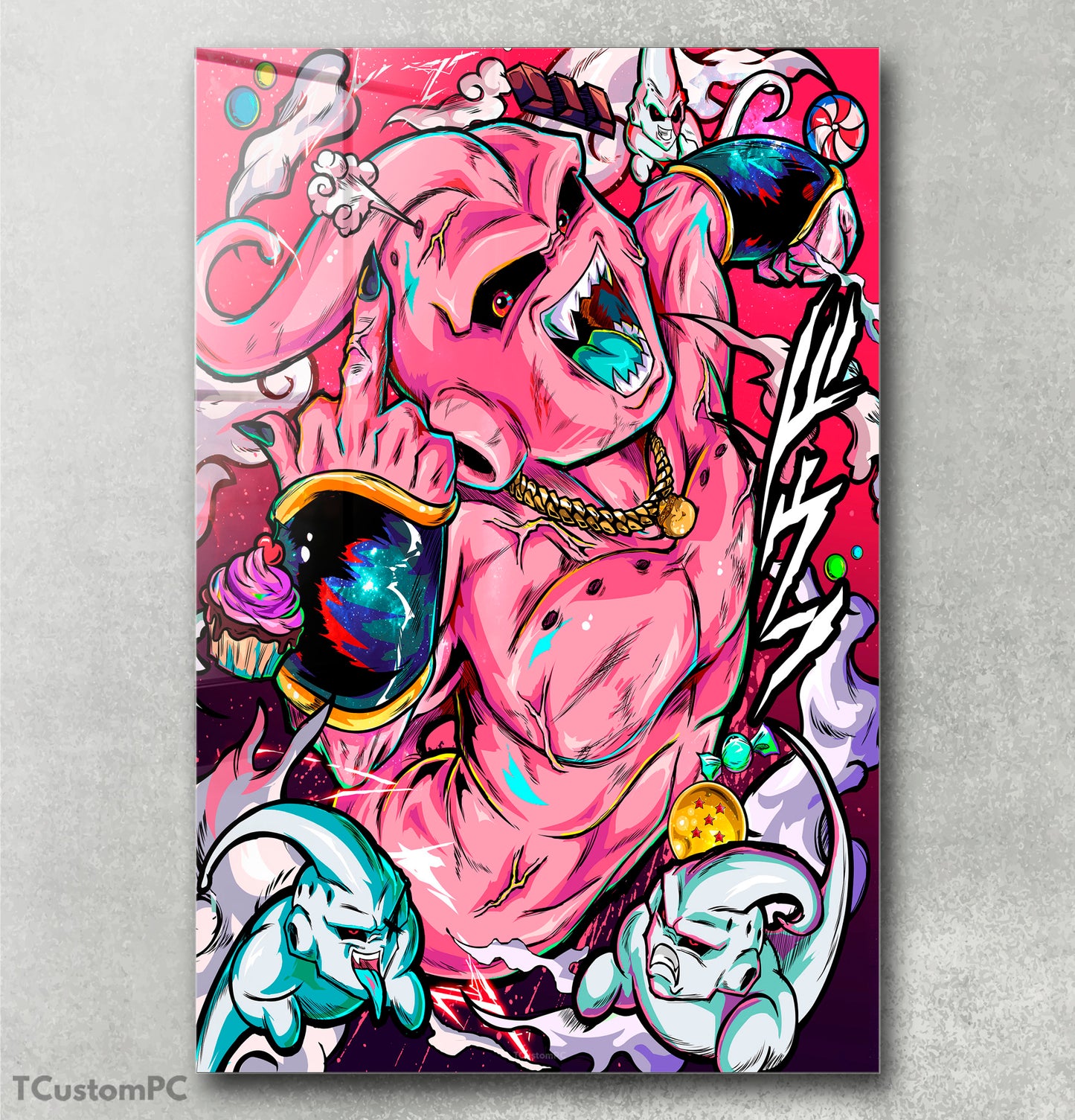 Arte de parede Dragon Ball, Candy Buu