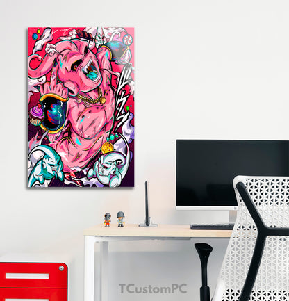 Wall Art Dragon Ball, Candy Buu