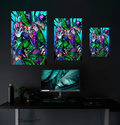 Wall Art Dragon Ball, Cell Perfection