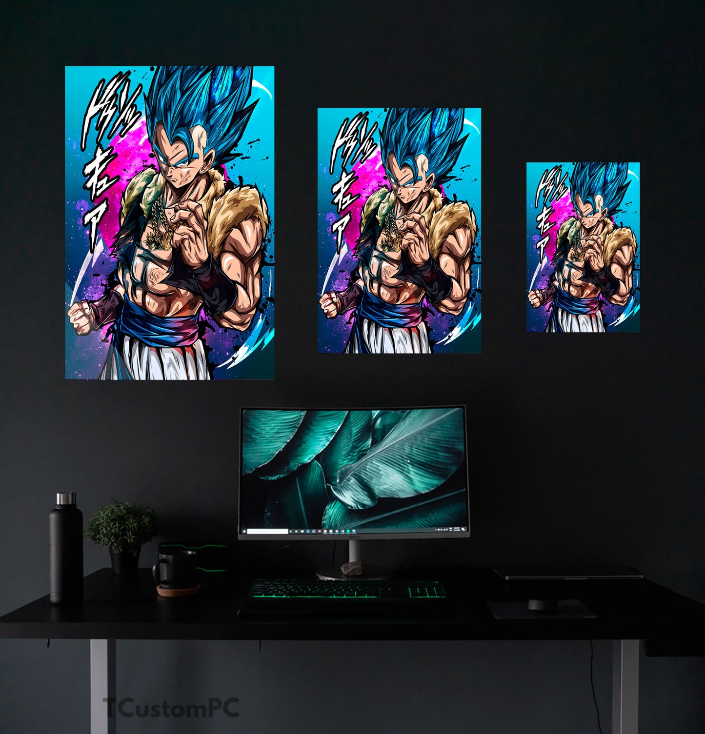 Wall Art Dragon Ball, Gogeta Blue DBS