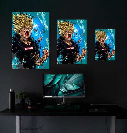 Dragon Ball painting, Gohan SS