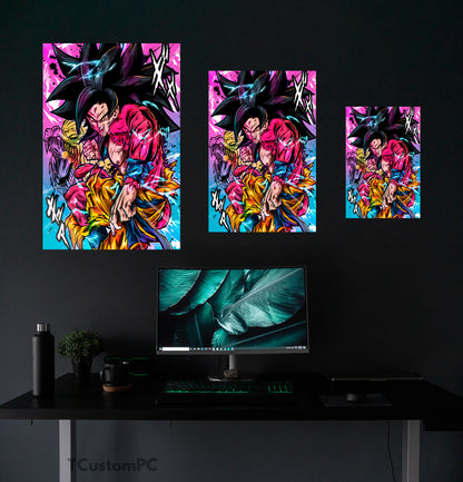 Pintura Dragon Ball, Grande Macaco 4