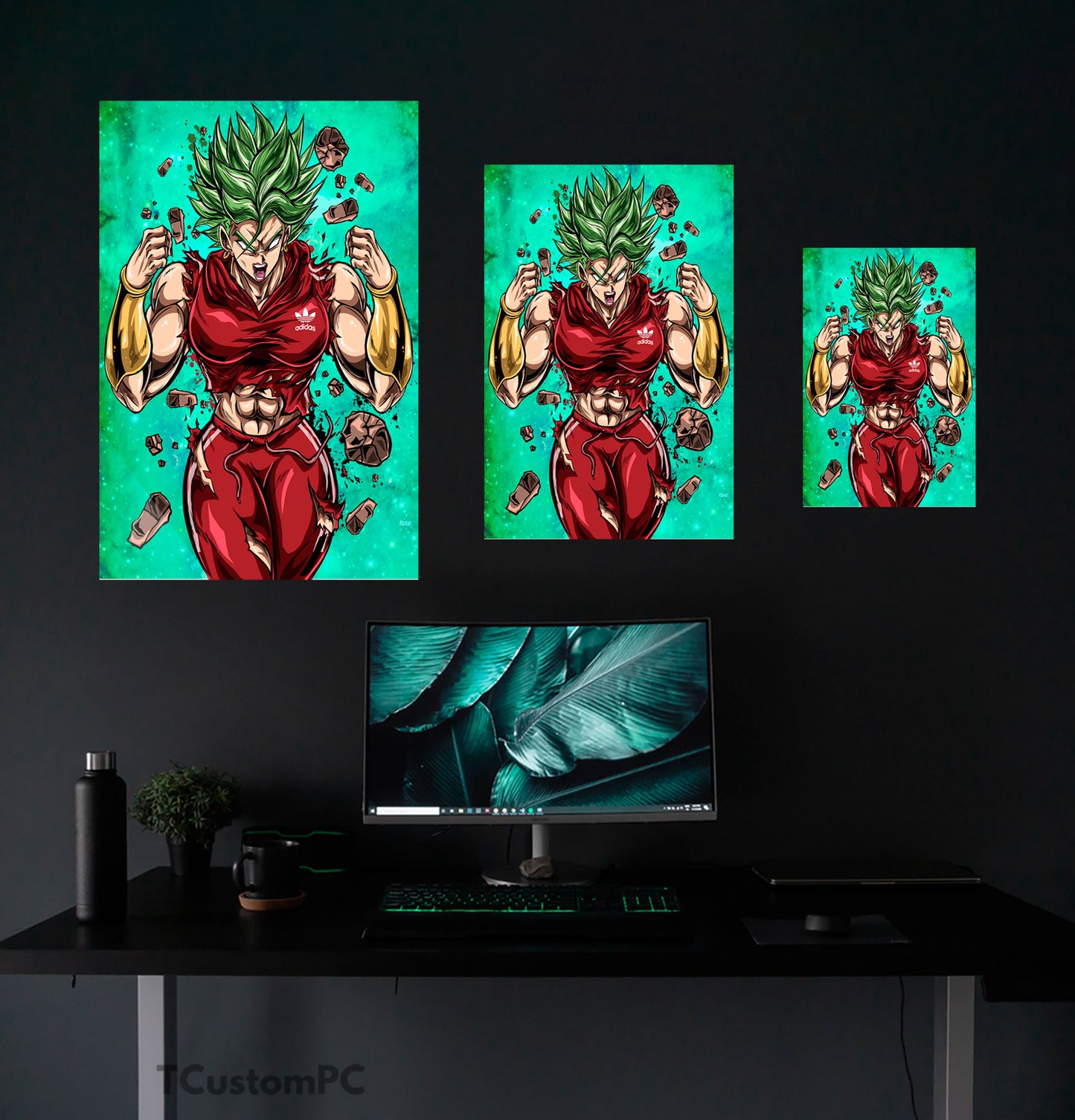 Wall Art Dragon Ball, Kale X Adidas