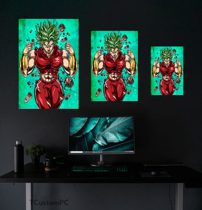 Wall Art Dragon Ball, Kale X Adidas