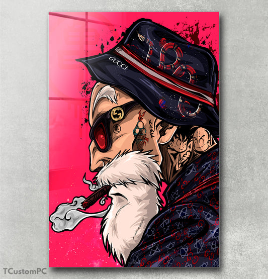 Wall Art Dragon Ball, Master Roshi