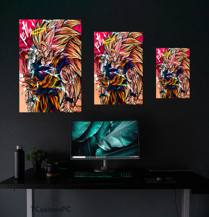 Painting Dragon Ball, Super Saiyan