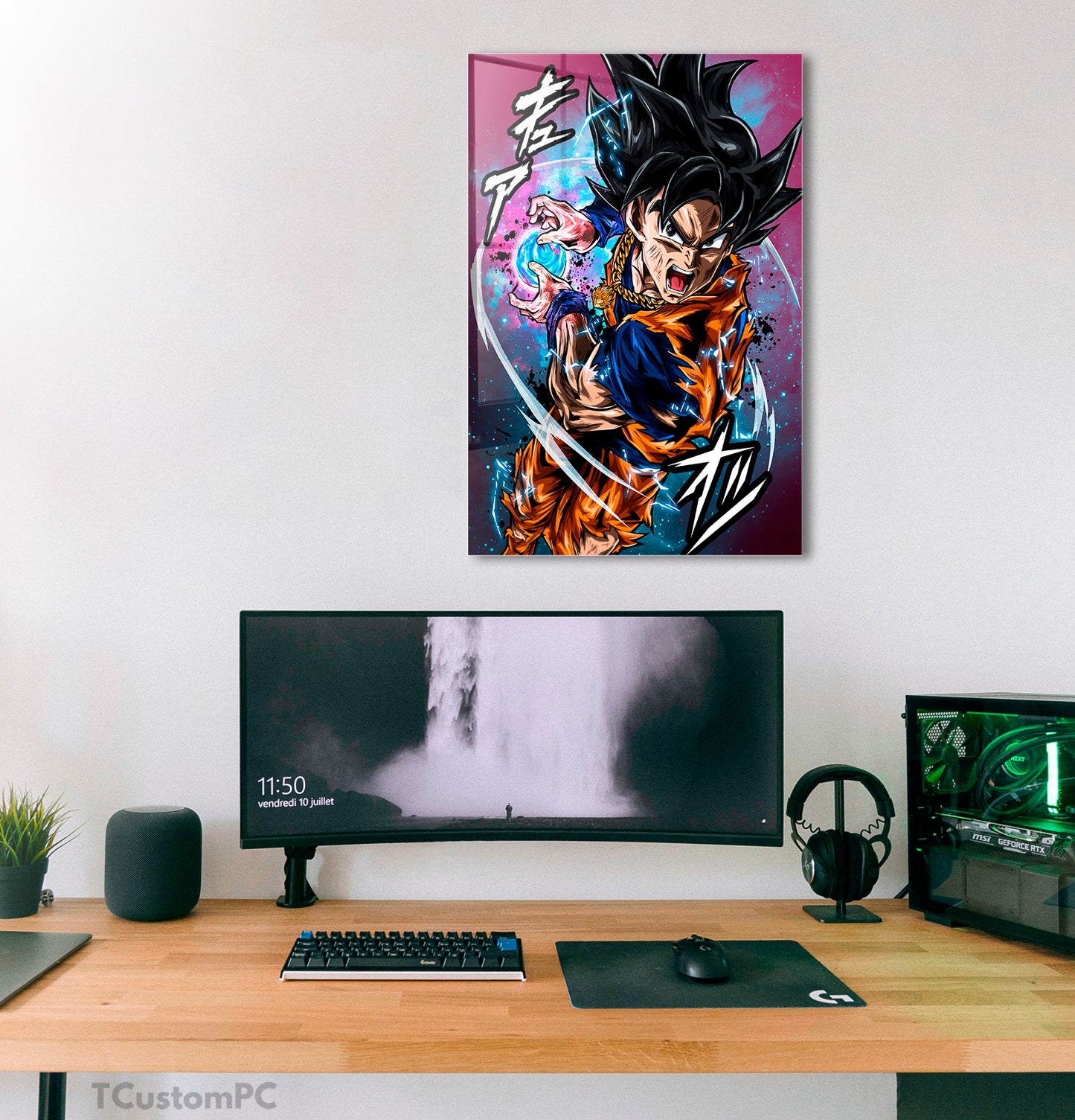 Wall Art Dragon Ball, Ultra Instinct Goku