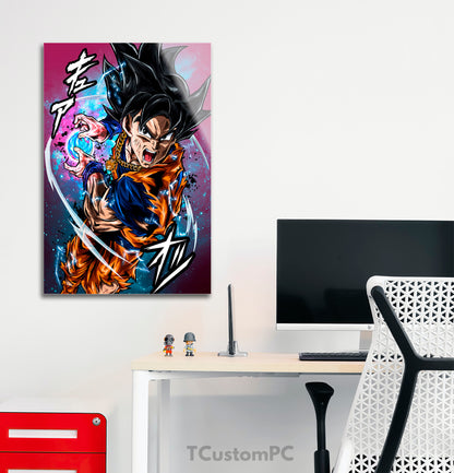 Wall Art Dragon Ball, Ultra Instinct Goku