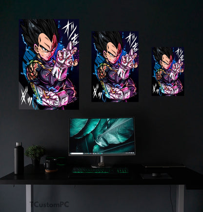 Pintura de Dragon Ball, Base de Vegeta