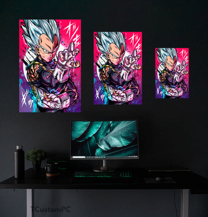 Pintura de Dragon Ball, Vegeta Masterizada