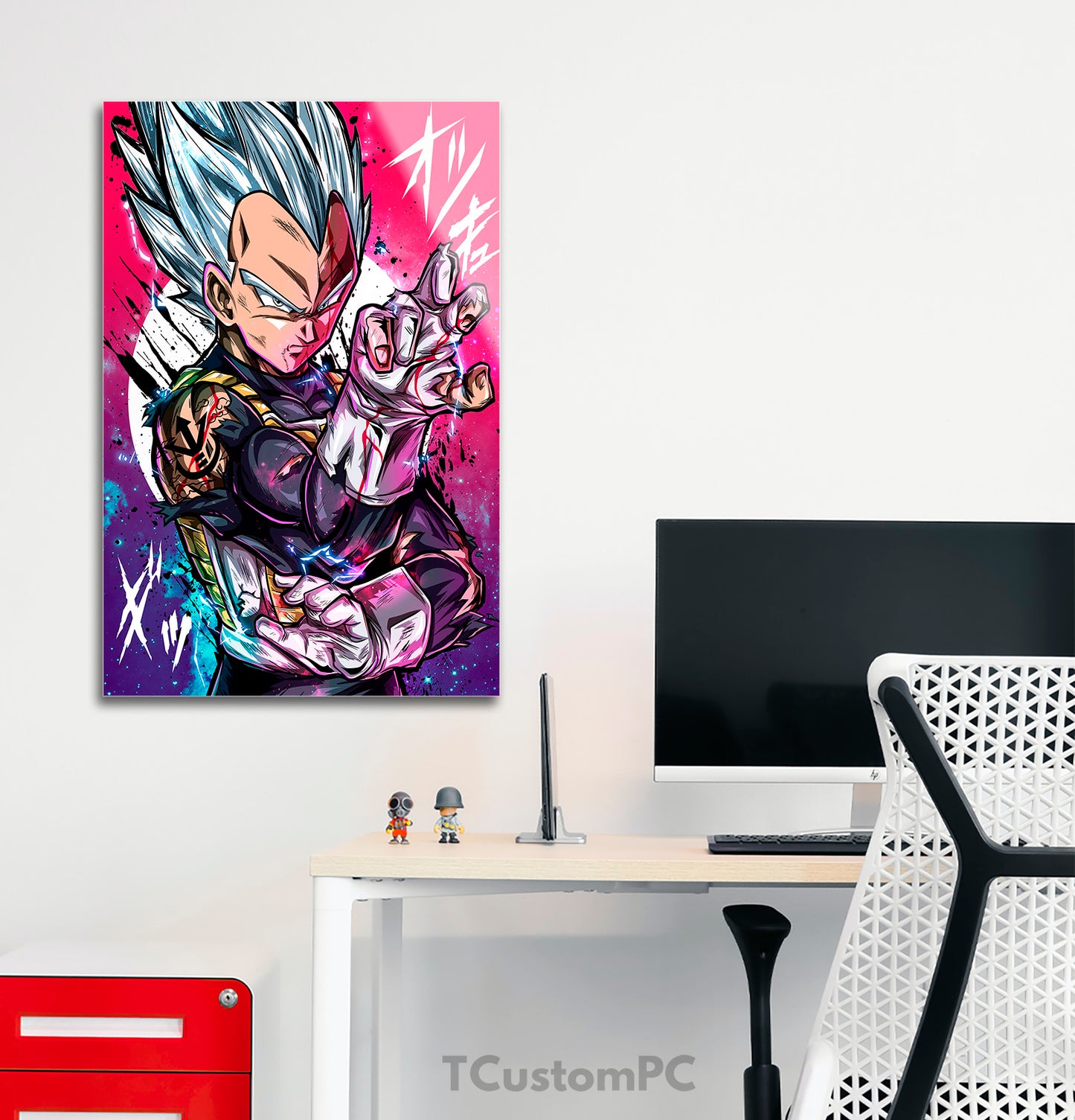 Wall Art Dragon Ball, Vegeta Mastered