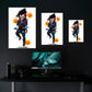 Wall Art Dragon Ball, Vegeta Nike Tech