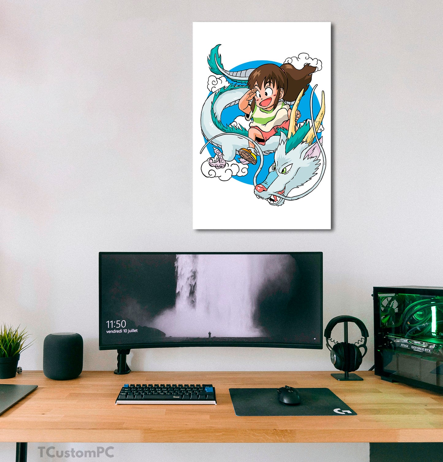 Dragon haku painting