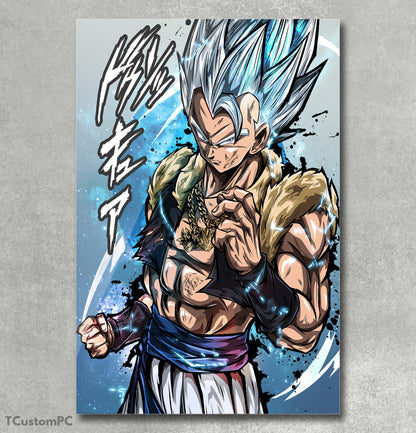 Dragon Ball painting, Gogeta Mastered