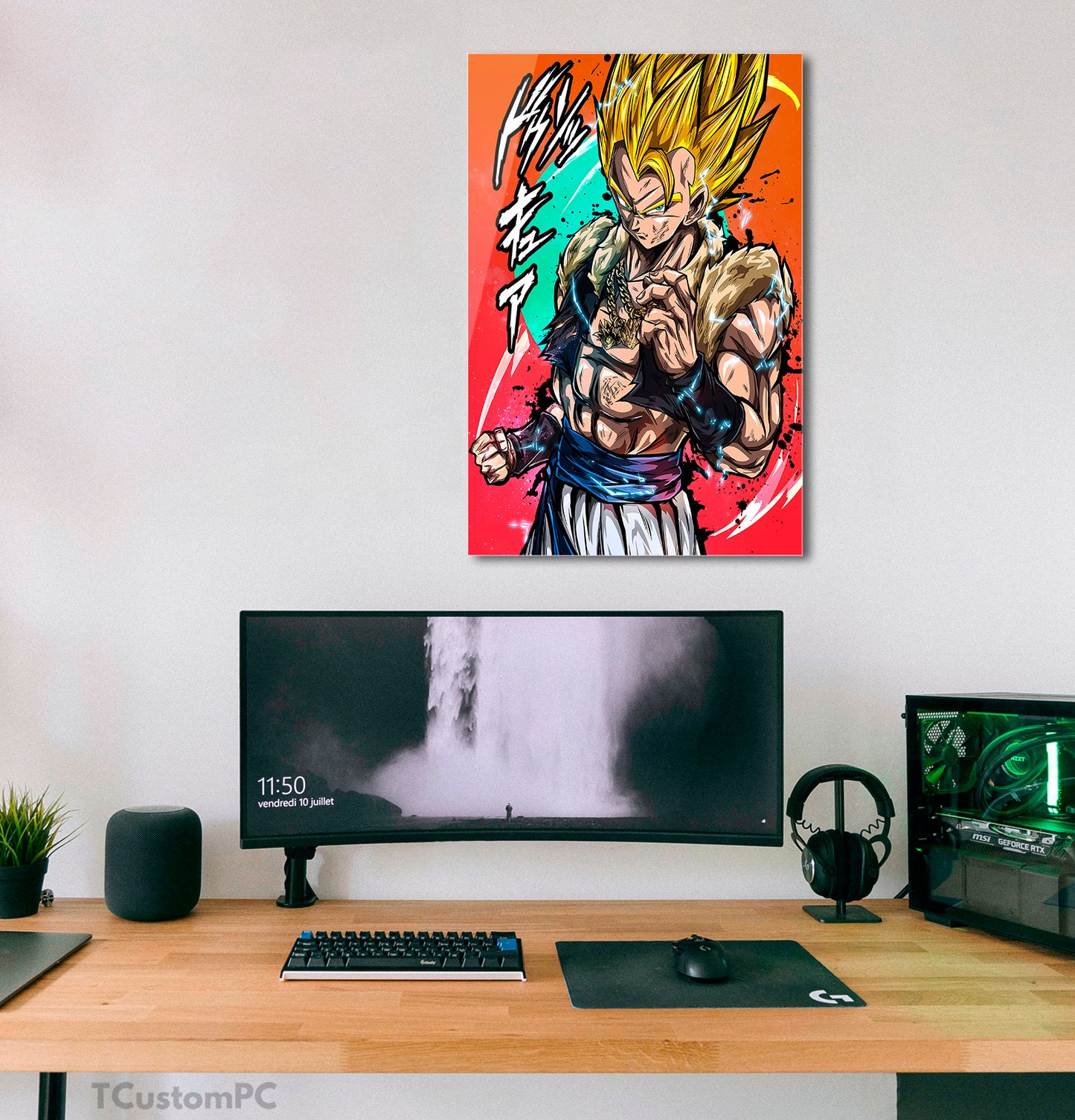 Wall Art Dragon Ball, Gogeta SS DBS