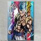 Wall Art Dragon Ball, Gogeta all Forms