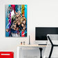 Wall Art Dragon Ball, Gogeta all Forms